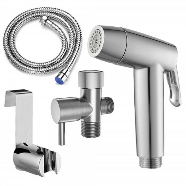 JSB Essentials - Hand Held Two Water Outlet Modes Bidet Toilet Sprayer