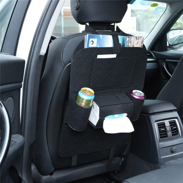 JSB Essentials - Car Back Seat Storage Bag Car Seat Cover Organizer Holder