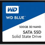Western Digital 500GB WD Blue 3D NAND Internal PC SSD - SATA III 6 Gb/s, 2.5"/7mm, Up to 560 MB/s - WDS500G2B0A